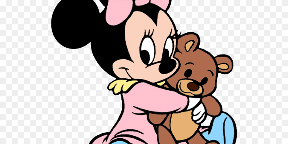 Baby Minnie Mouse Baby Minnie Mouse Coloring Page, Person, Cartoon, Book, Comics Free Png Download