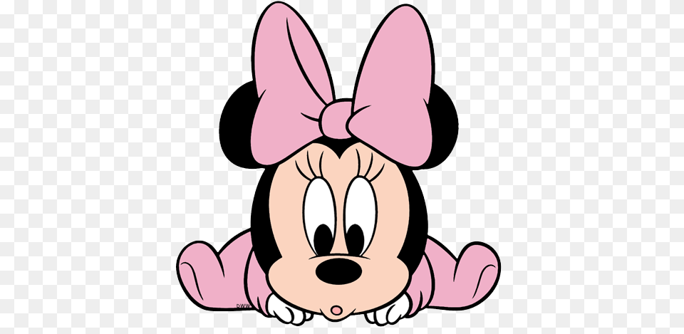 Baby Minnie Mouse Clip Art, Cartoon Free Png Download