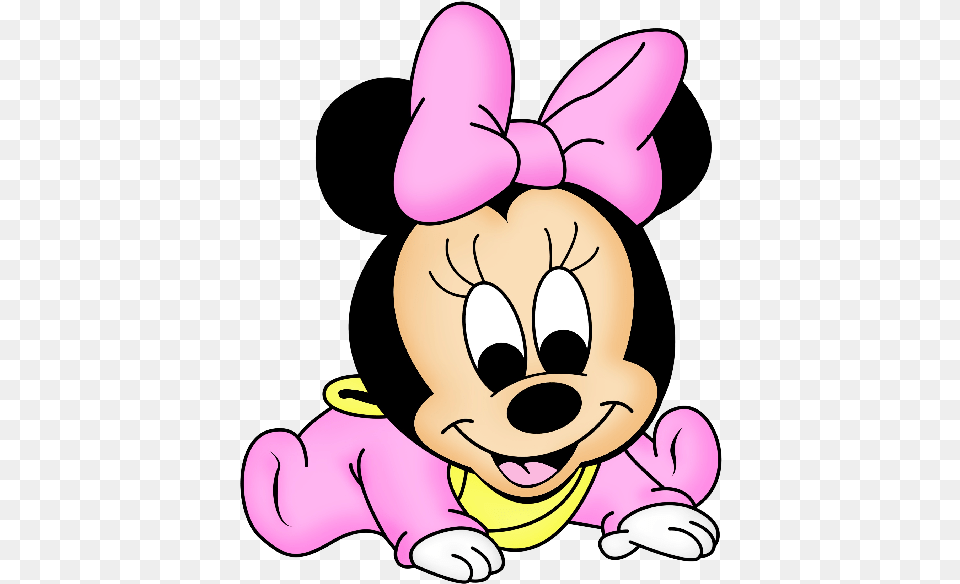 Baby Minnie Mouse Disney Minnie Mouse Bebe, Cartoon, Purple, Nature, Outdoors Free Png Download
