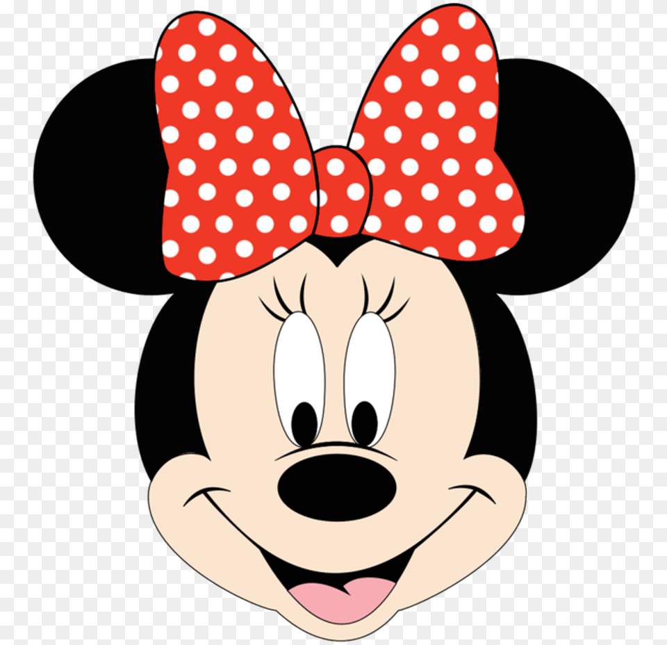 Baby Minnie Mouse Head Clipart Minnie Mouse Face Clip Art, Pattern, Person, Clothing, Footwear Free Png Download