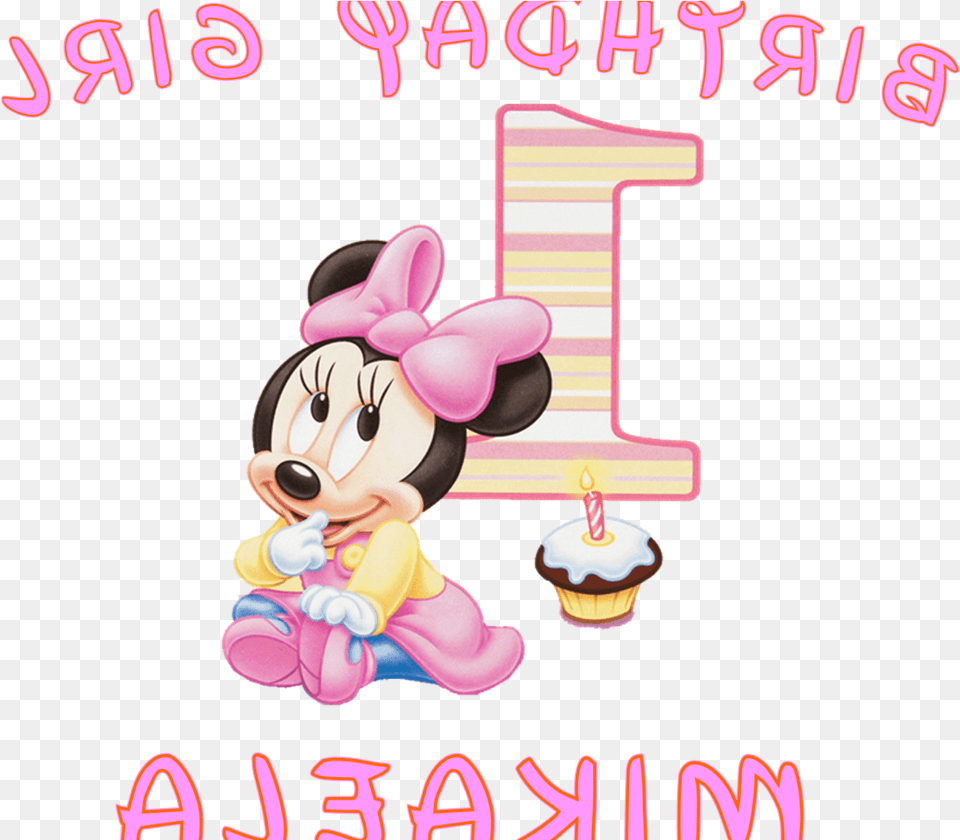 Baby Minnie Mouse Picture Download Minnie Mouse 1st Birthday Pull String Pinata, People, Person, Toy, Birthday Cake Free Png