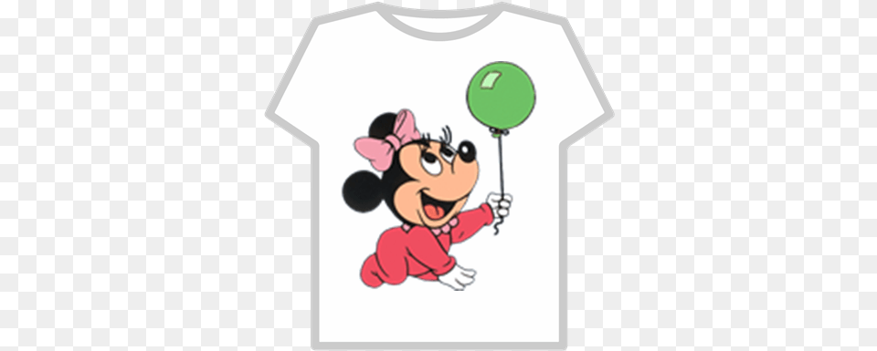 Baby Minnie Mouse Roblox Olivia Family Guy Stewie, Clothing, T-shirt, Balloon, Person Png Image