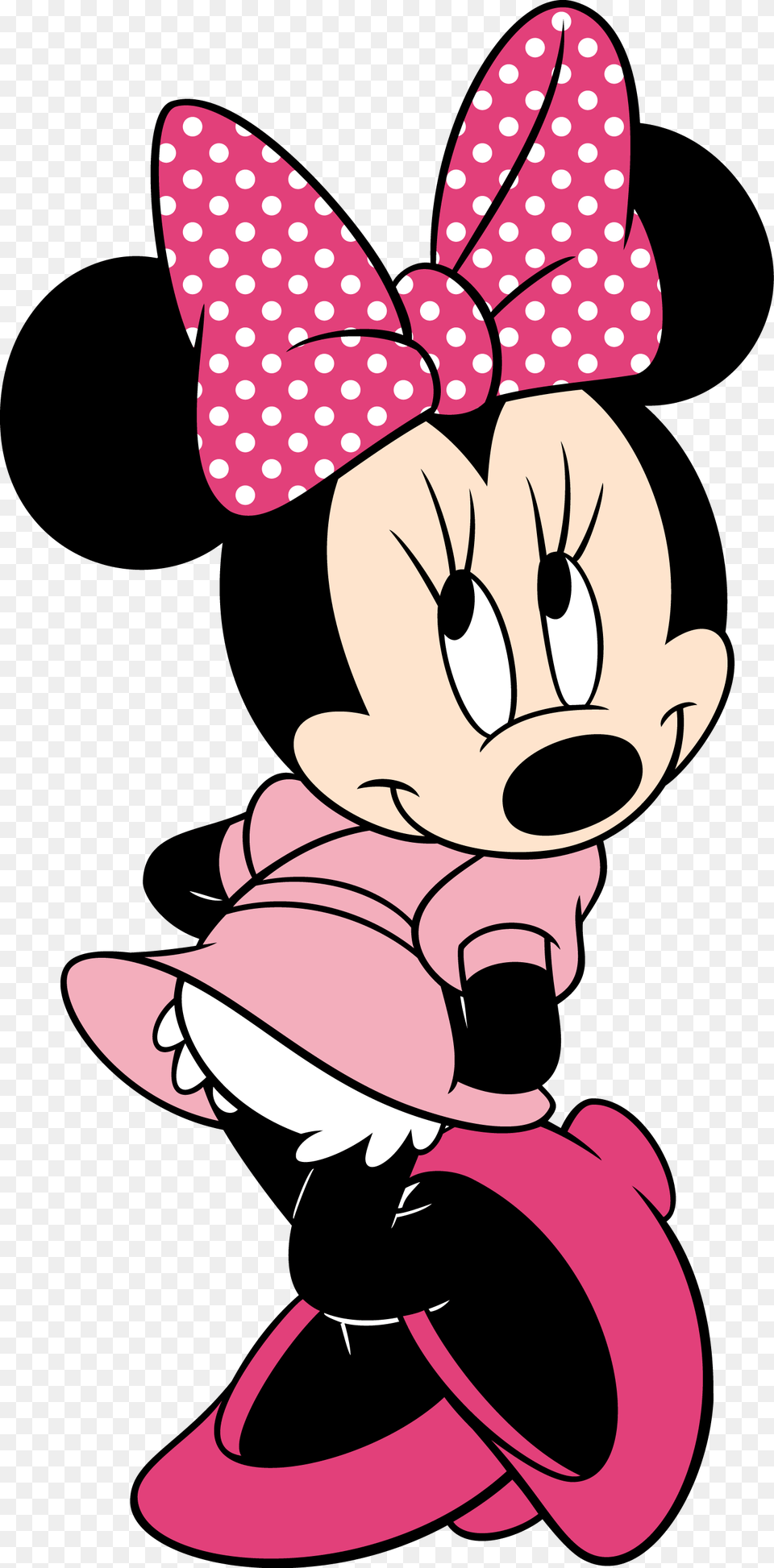 Baby Minnie Mouse Vector, Cartoon, Person, Book, Comics Free Transparent Png