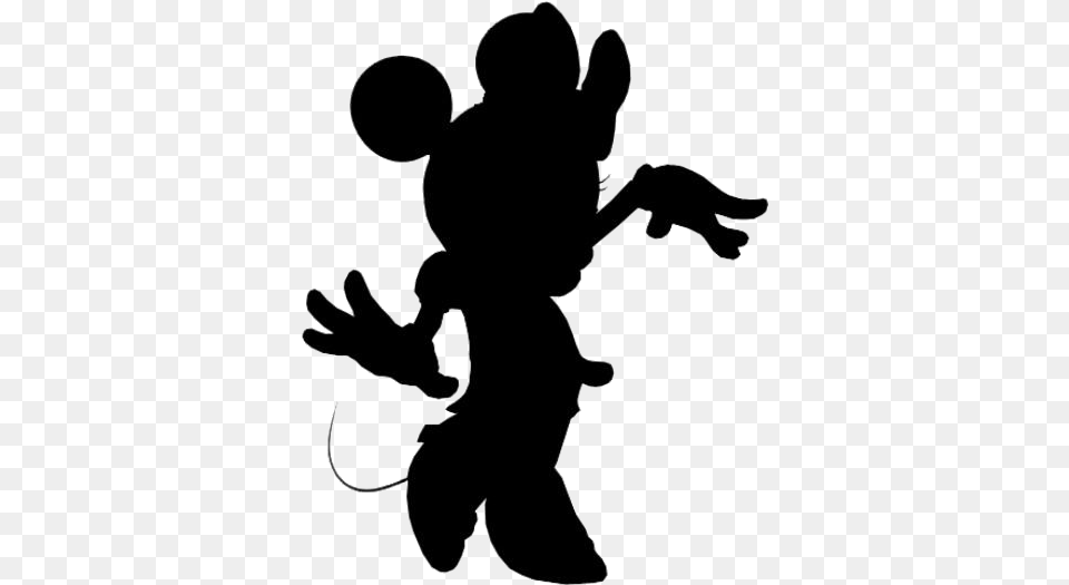 Baby Minnie Transparent Illustration, Silhouette, Person Png Image
