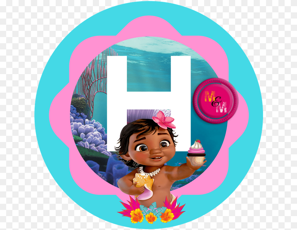 Baby Moana Birthday Banner Printable Moana Baby Birthday Banner, Person, People, Head, Face Png