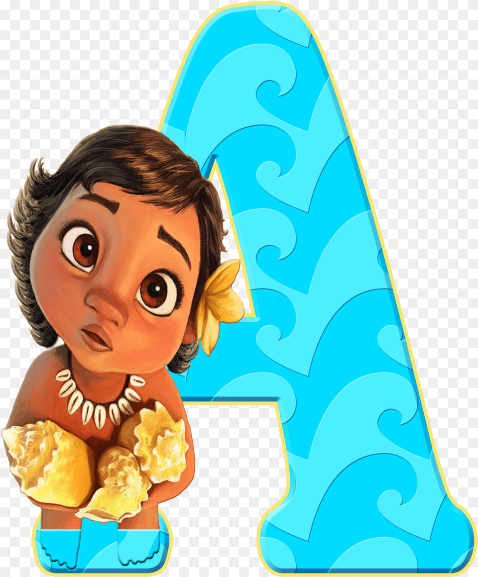 Baby Moana Clipart Moana Baby, Face, Head, Person, Text Free Png Download