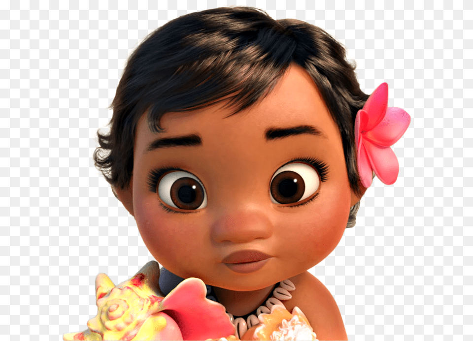 Baby Moana Cute, Doll, Toy, Face, Head Free Png