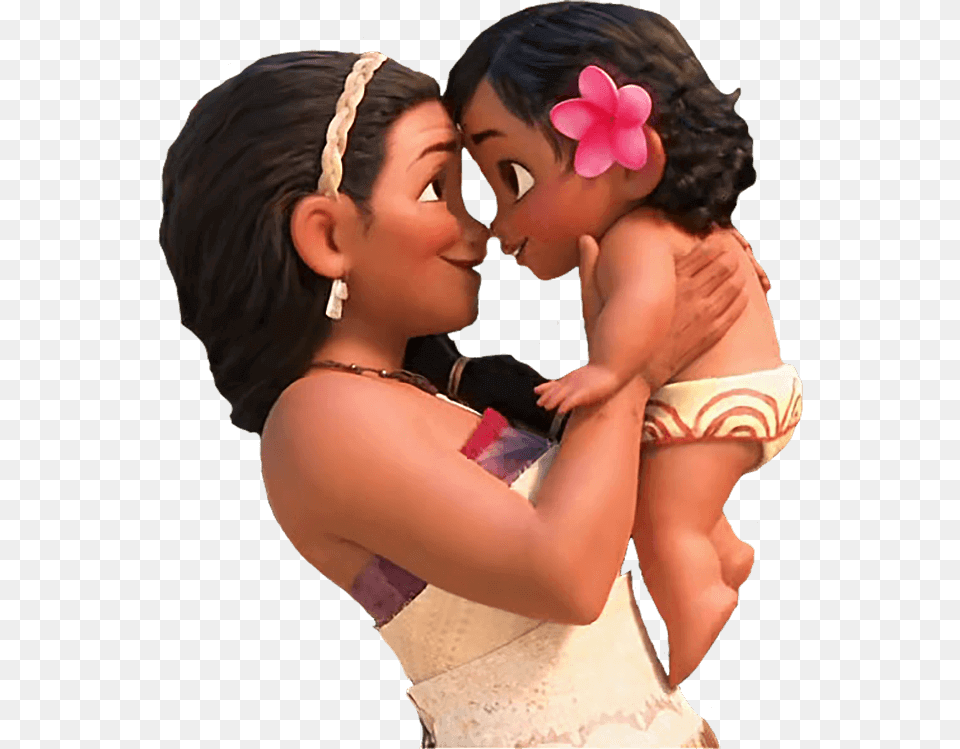 Baby Moana Love, Accessories, Person, Jewelry, Earring Free Png