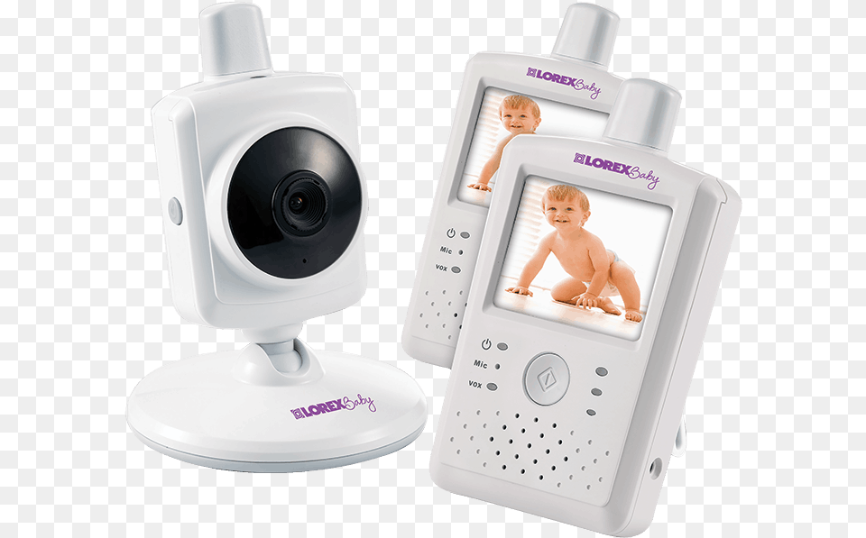 Baby Monitor With 2 Handheld Monitors Baby Monitor With 2 Screens, Electronics, Camera, Person, Webcam Free Png Download