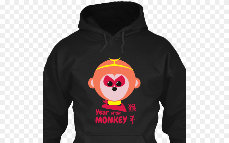 Baby Monkey King Hoodie, Clothing, Hood, Knitwear, Sweater Free Transparent Png