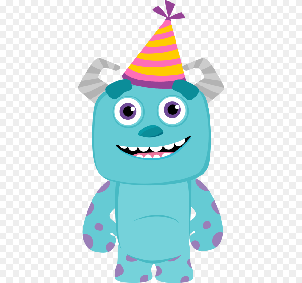 Baby Monsters Party Clipart Monster Inc 2 Baby, Clothing, Hat, Person, Party Hat Free Png