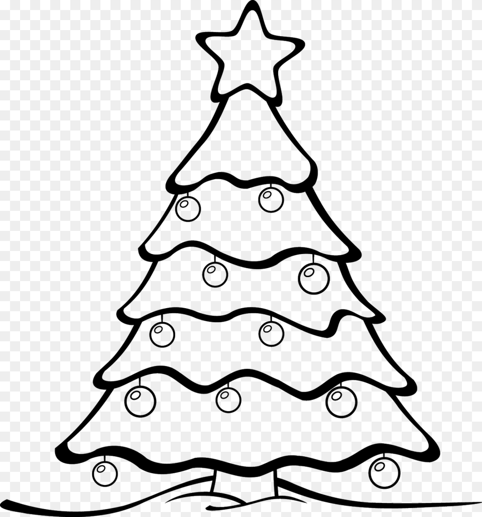 Baby Nursery Archaicfair Clip Art Black And White Xmas Trees, Gray Free Png