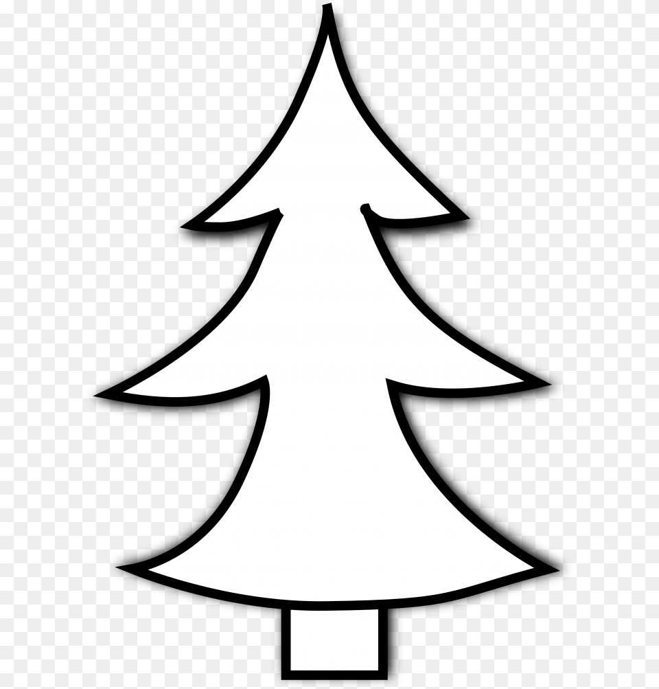 Baby Nursery Archaicfair Clip Art Black And White Xmas Trees, Stencil, Silhouette Png Image