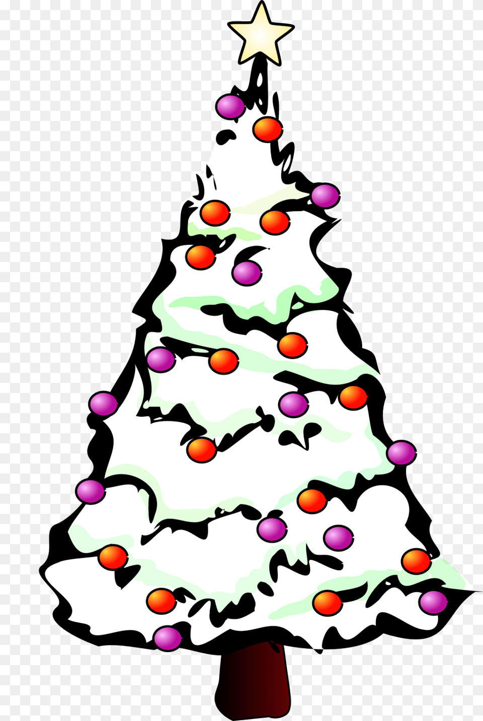 Baby Nursery Entrancing Snowy Christmas Tree Black And White, Christmas Decorations, Festival, Person, Christmas Tree Free Png