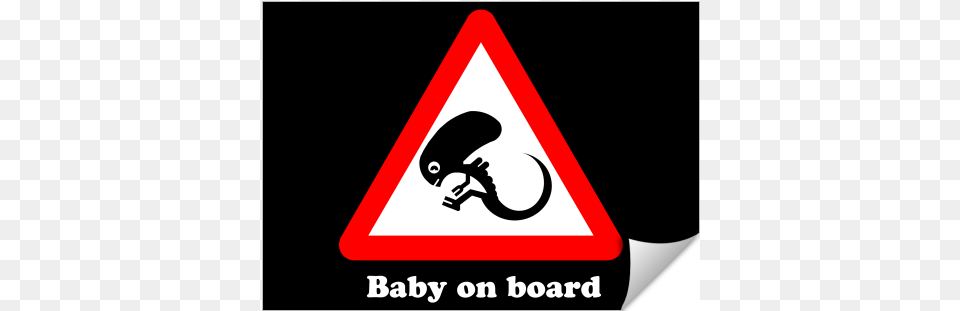 Baby On Board Alien, Sign, Symbol, Road Sign, Dynamite Png