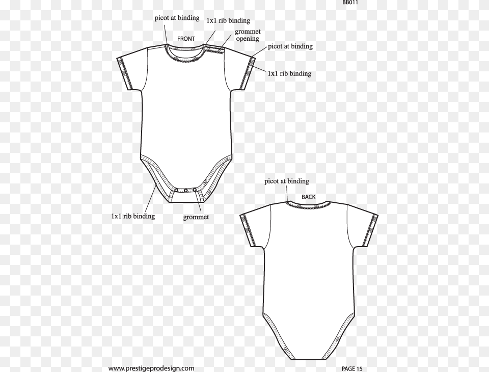Baby Onesie Sketch Onesie Front And Back Template, Clothing, T-shirt, Gas Pump, Machine Png