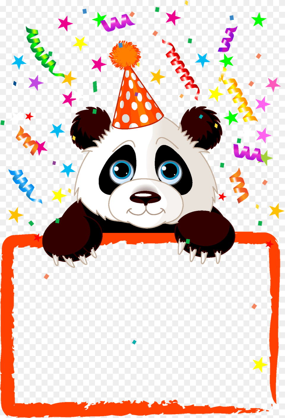 Baby Panda Shower Curtain Birthday Panda Frame, Clothing, Hat, Face, Head Free Png