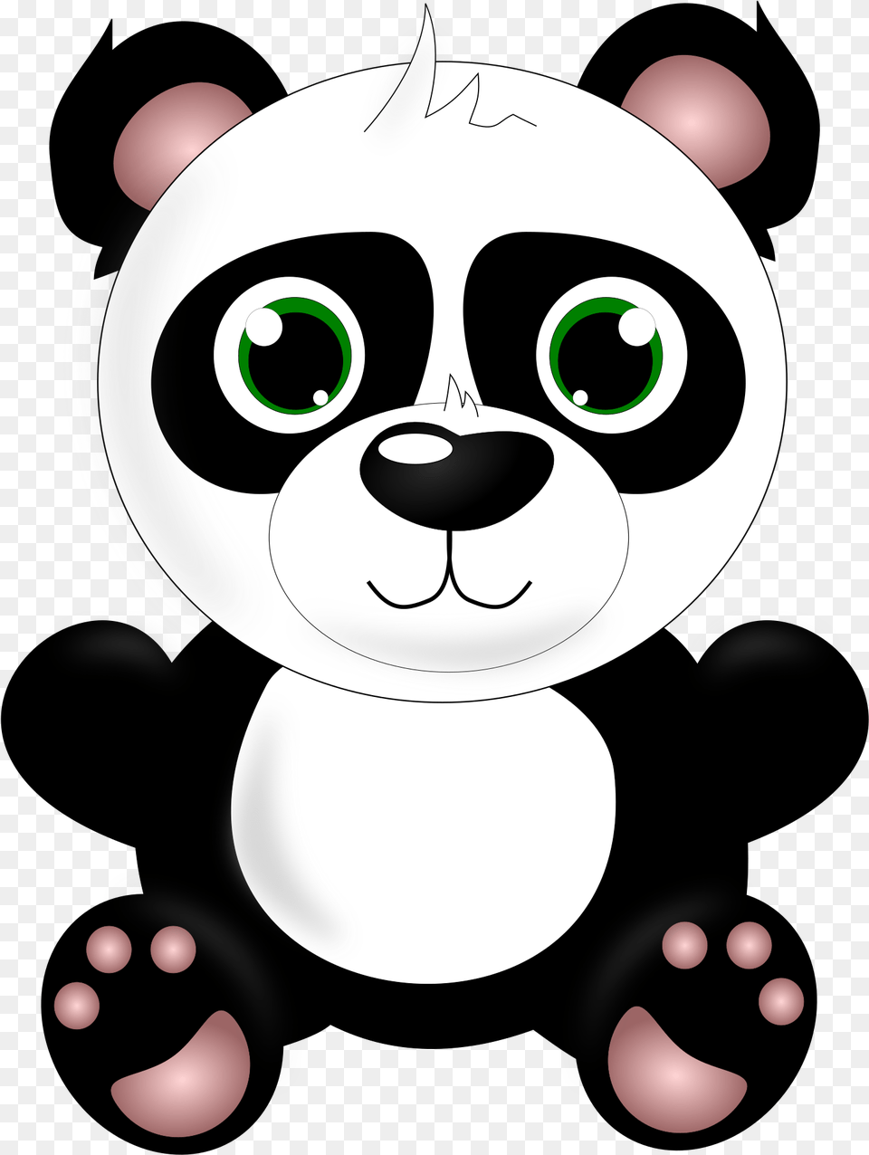 Baby Panda Vector Png Image