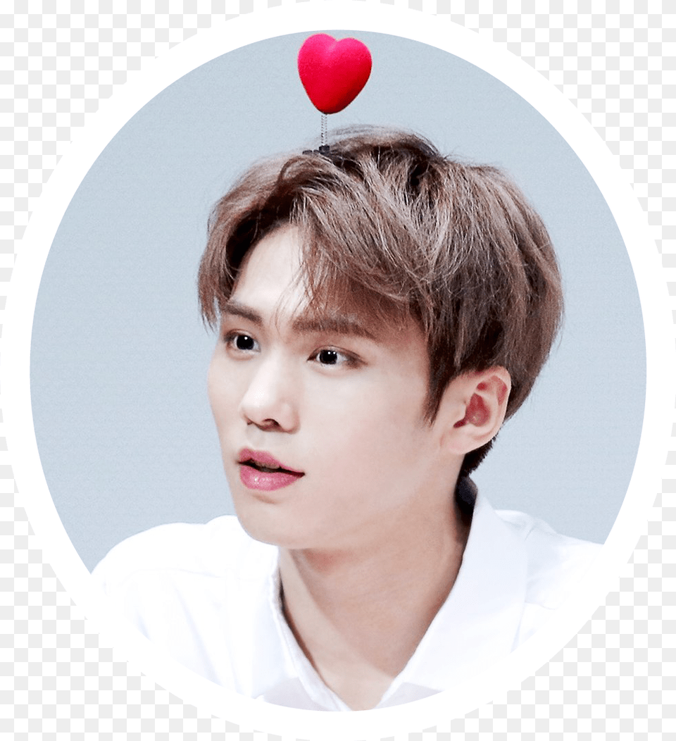 Baby Parkminhyuk Sticker By, Face, Head, Person, Photography Free Png Download
