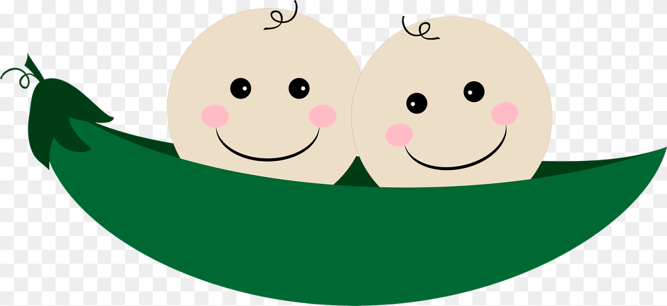 Baby Peas In A Pod Clipart, Food, Produce Free Png Download