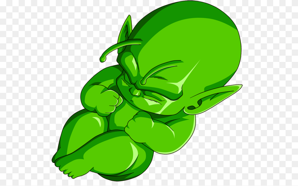 Baby Piccolo Psd Official Psds Piccolo Bebe Dragon Ball, Green, Food, Produce, Accessories Free Png