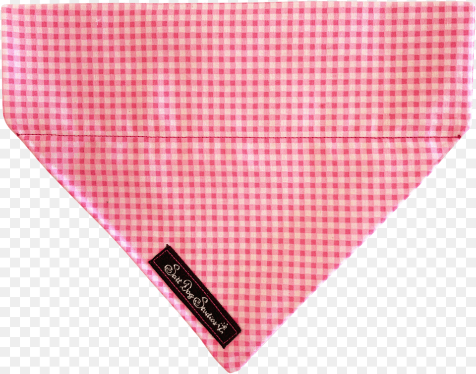 Baby Pink Gingham Dog Bandana Fiberglass Mosquito Net, Accessories, Headband Free Png