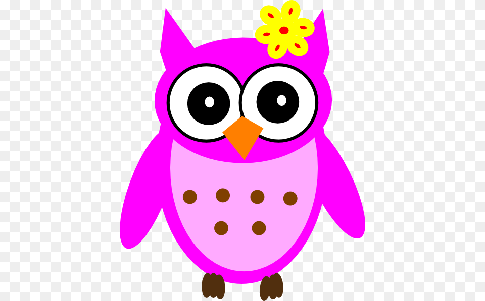 Baby Pink Owl Clip Art, Purple, Animal, Bear, Mammal Free Png