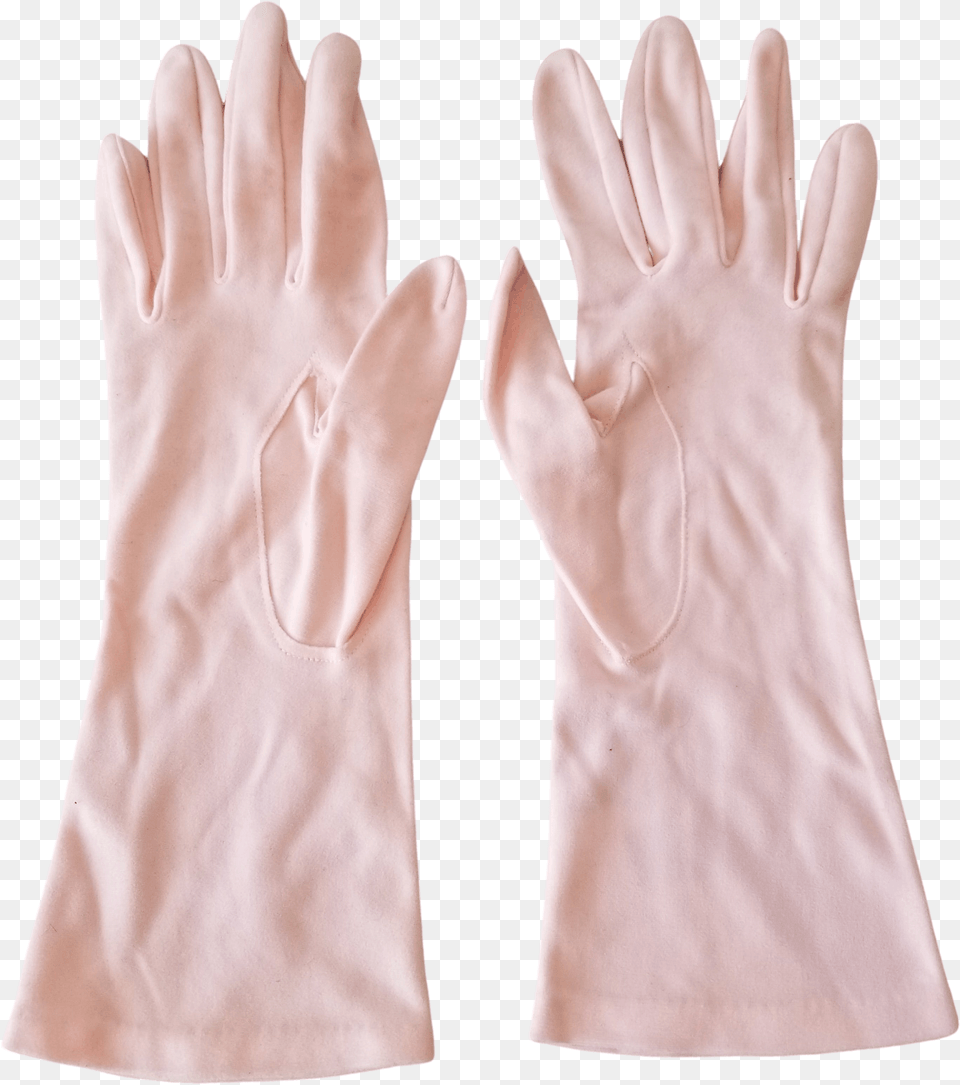 Baby Pink Wrist Length Gloves Safety Glove, Clothing Free Transparent Png