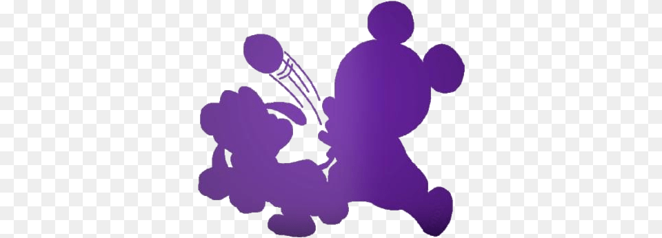 Baby Pluto Dog Mickey Mouse Silhouette, Purple, Electrical Device, Microphone, Cupid Png