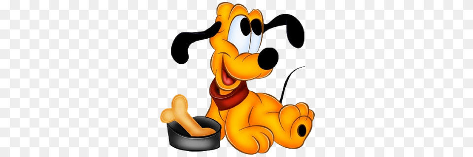 Baby Pluto Wowl Doggie Disney Cartoon And Baby, Smoke Pipe Free Transparent Png