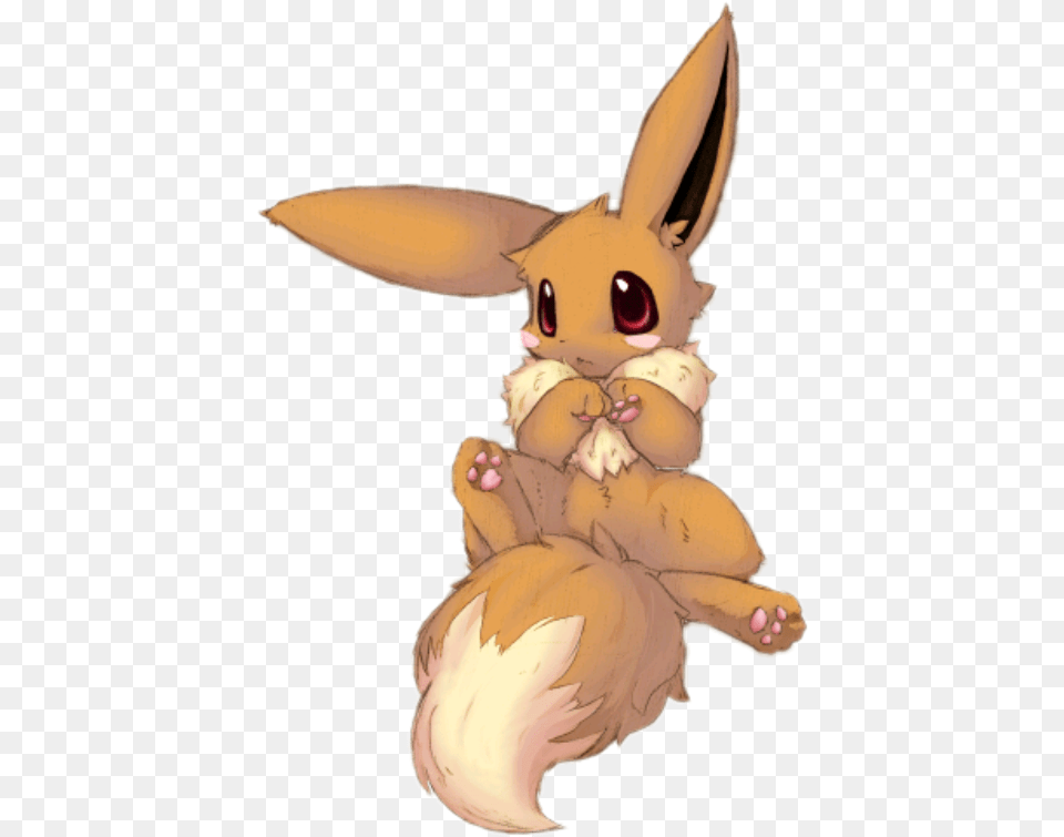 Baby Pokemon Eevee Cute Adorable Baby Adorable Baby Eevee, Animal, Mammal, Rabbit, Person Free Transparent Png