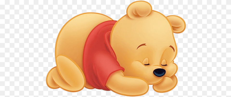 Baby Pooh Bear Clipart Baby Winnie The Pooh Sleeping, Birthday Cake, Cake, Cream, Dessert Free Transparent Png
