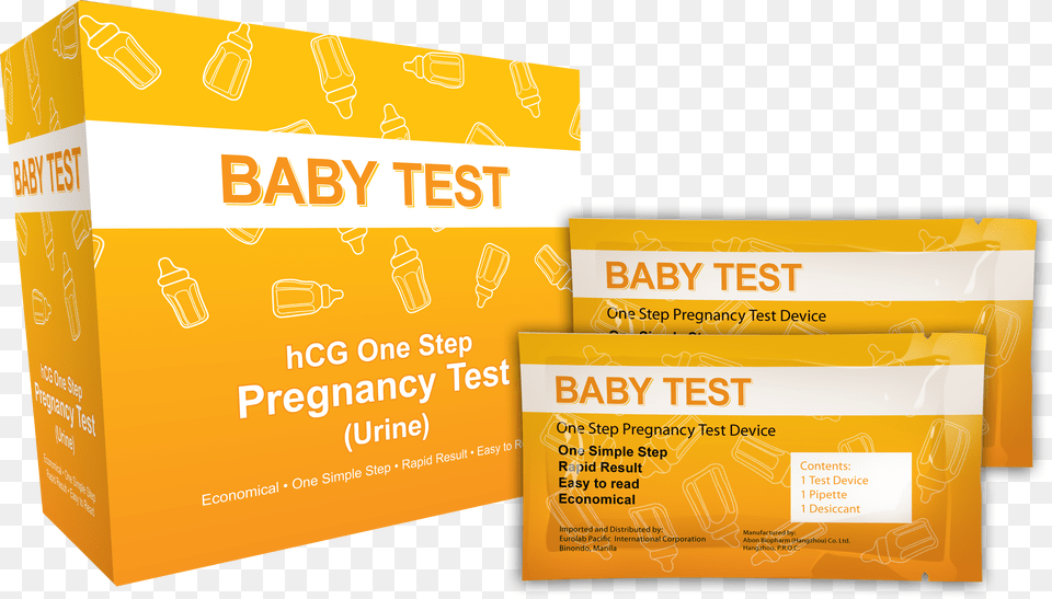 Baby Pregnancy Test Deluxe Plate, Advertisement, Poster, Box, Cardboard Free Transparent Png