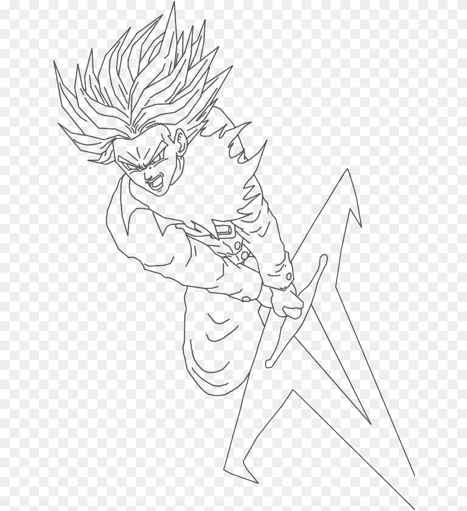 Baby Rage Lineart Lr Majin Vegeta Drawing, Lighting Png