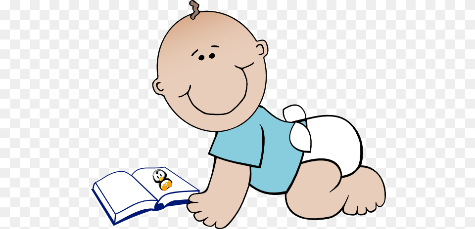 Baby Reading Cliparts, Person, Face, Head Free Transparent Png