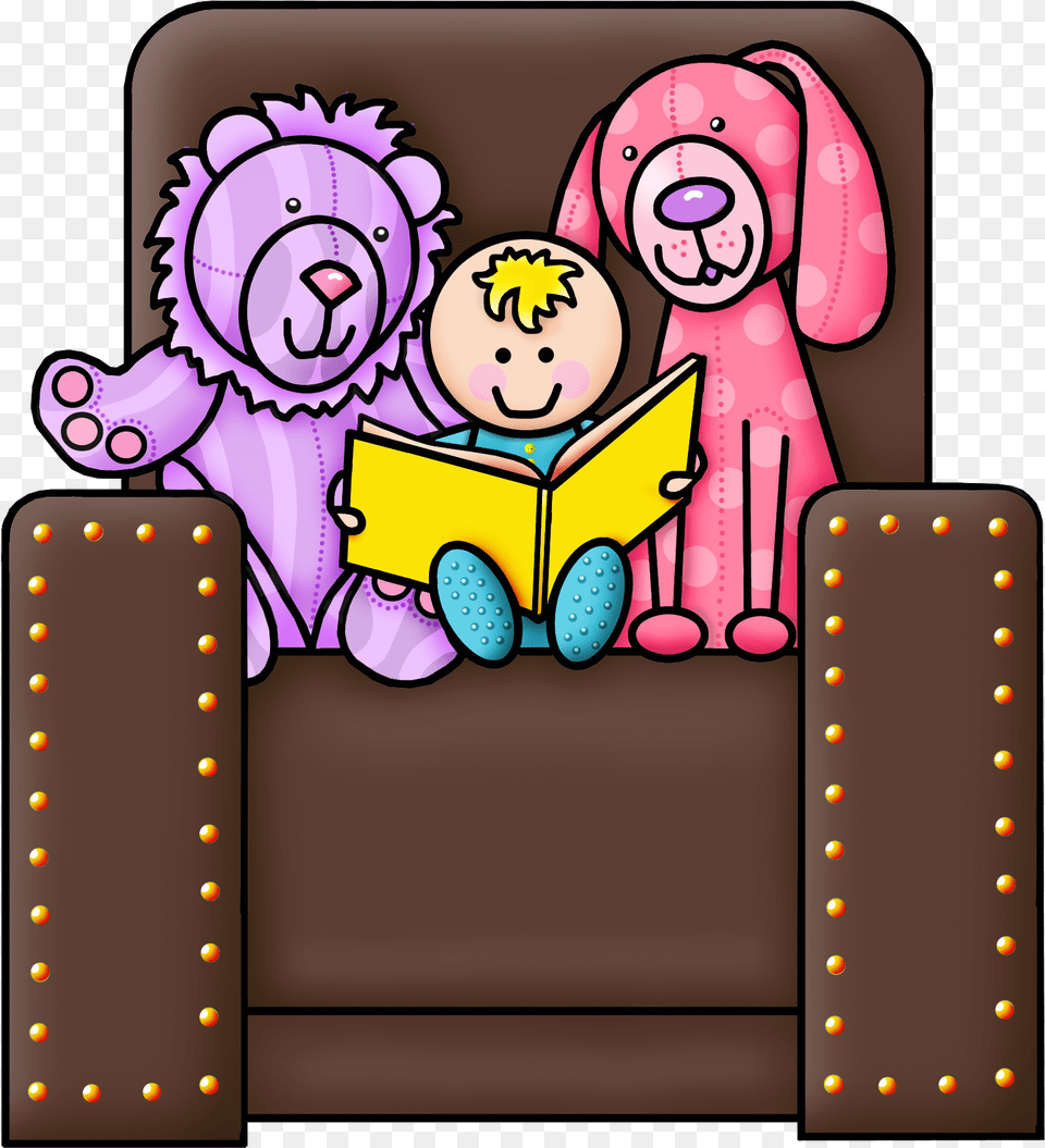 Baby Reading In Chair Zf 1 001 Infant, Person, Furniture Free Png