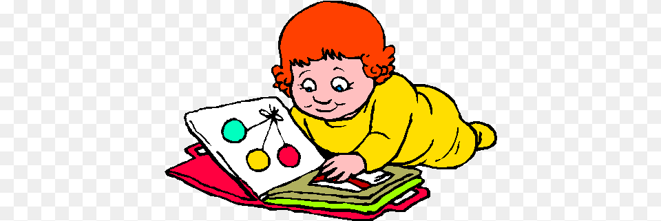 Baby Reading Toddler Book, Person, Face, Head Png