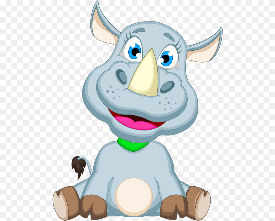 Baby Rhino Cartoon Animal Images Rhinoceros Clipart Cute Baby, Plush, Toy, Nature, Outdoors Png Image