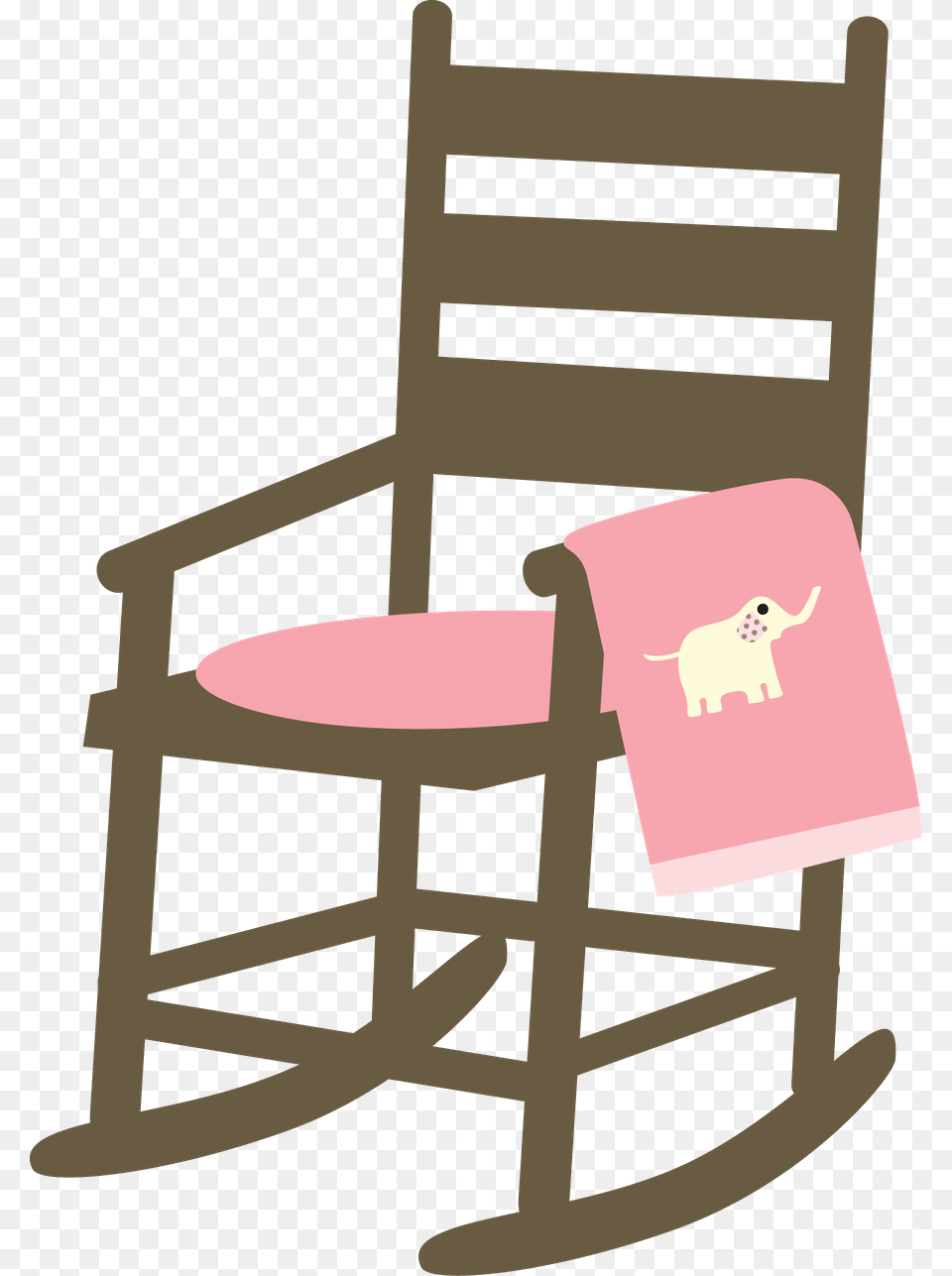 Baby Rocking Chair Clipart, Furniture, Rocking Chair Png Image