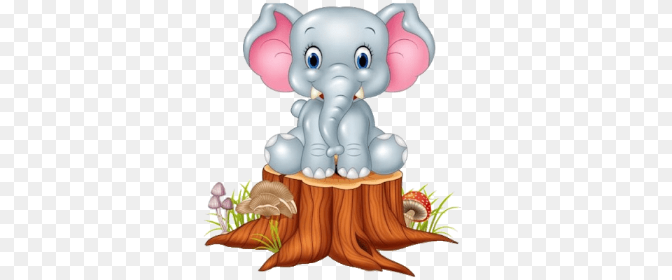 Baby Safari Elephant Clipart Clipart, Plant, Tree, Animal, Mammal Free Transparent Png