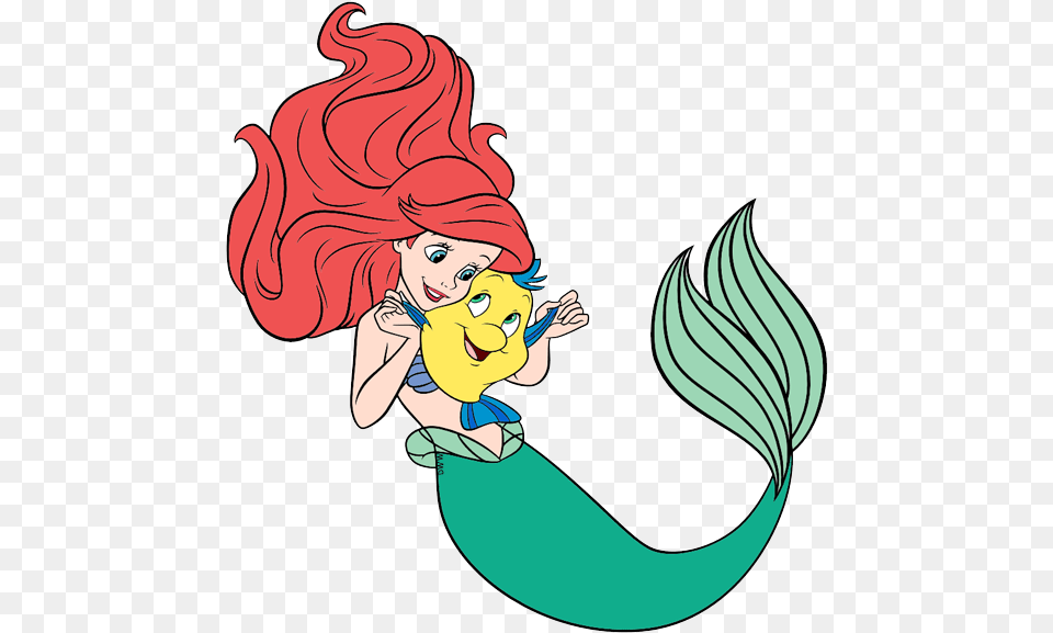 Baby Seal Ariel Ariel And Flounder Clipart, Cartoon, Face, Head, Person Png