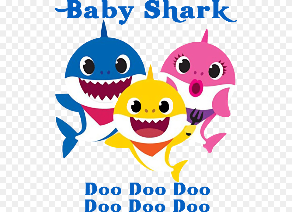 Baby Shark Pictures To Print, Advertisement, Poster, Animal, Fish Free Png