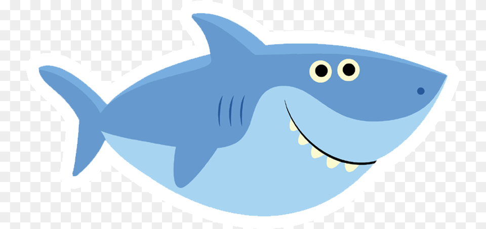 Baby Shark Pinkfong Father Transparent Background Shark Clipart, Animal, Sea Life, Fish Free Png Download
