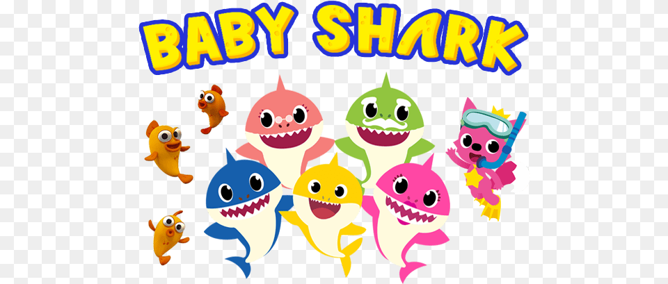 Baby Shark Vector, Animal, Fish, Sea Life Free Png Download