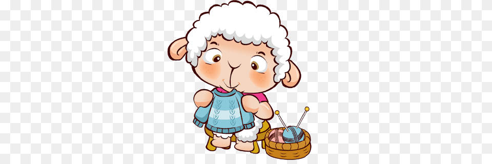 Baby Sheep Cartoon Clipart Clipart, Face, Head, Person Png