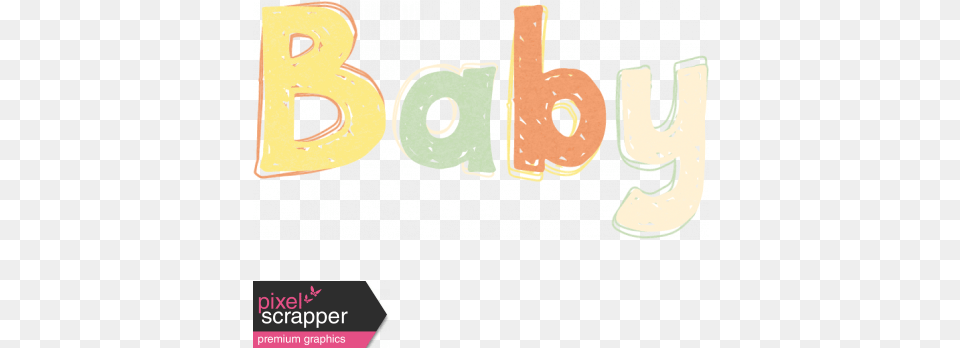 Baby Shower Baby Word Art Digital Scrapbooking, Text, Number, Symbol, Face Png Image