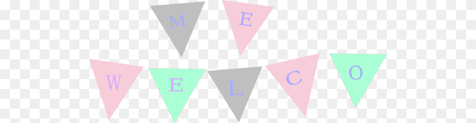 Baby Shower Banner Clip Art, Triangle Free Transparent Png