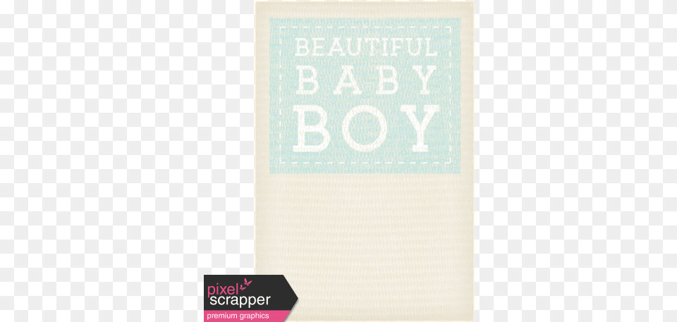 Baby Shower Beautiful Baby Boy Tag Cross Stitch, Page, Text, Advertisement, Book Free Png