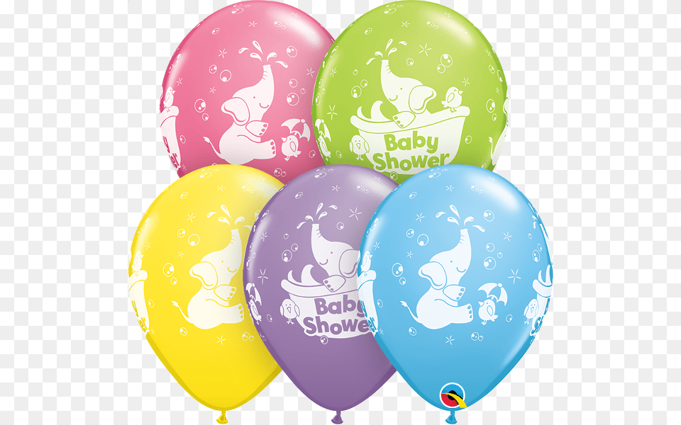 Baby Shower Elephant Assortment 5 Pcs 11quot Special Assorted 50 Count Baby Shower Elephant, Balloon Free Png Download