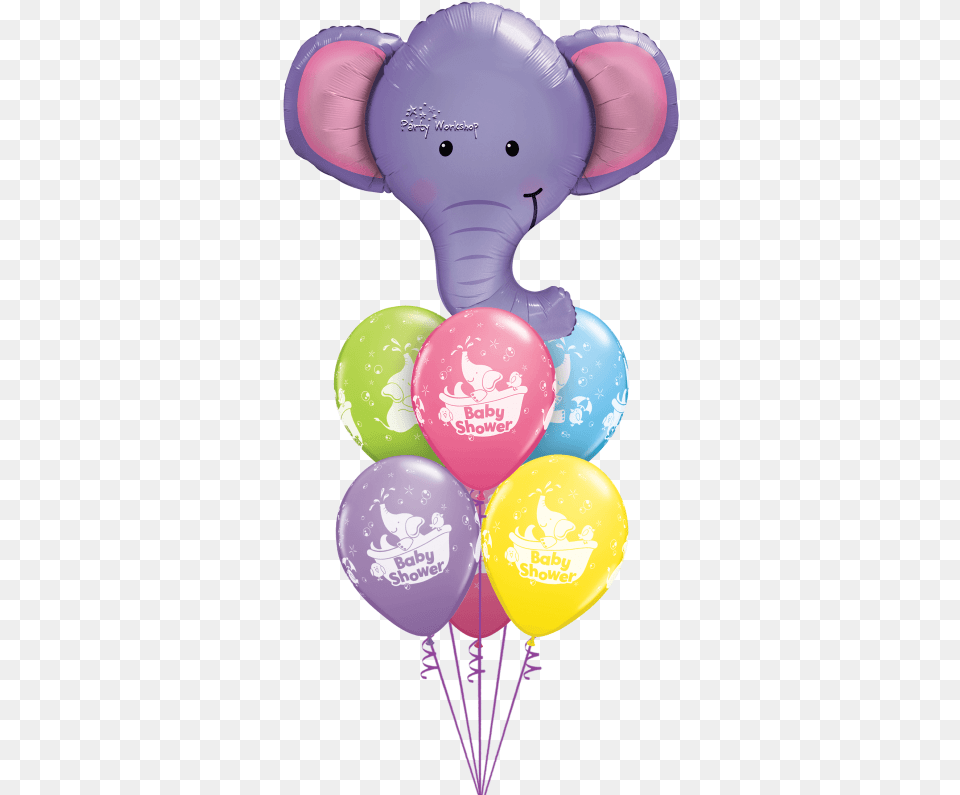 Baby Shower Elephant Luxury, Balloon Png